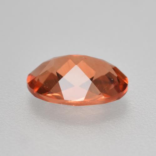 Labradorita andesina vermelho médio Natural 0.69ct, Corte Oval, VVS-VS