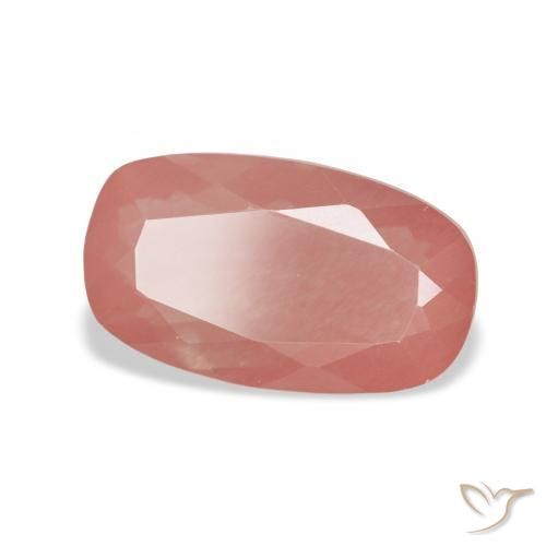 Labradorita andesina Blush vermelho Natural 2.60ct, Almofada, Transparente