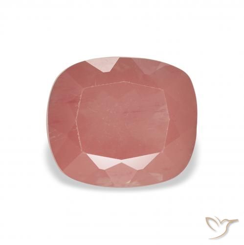 2.37ct Natural rosa médio Labradorita andesina, Almofada, Transparente