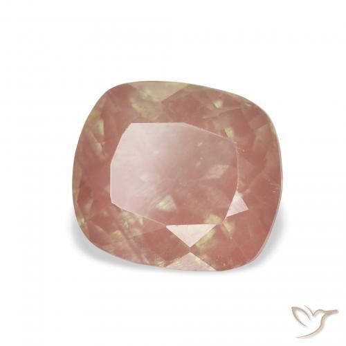 Labradorita andesina Laranja Vermelho Natural 2.71ct, Almofada, Transparente