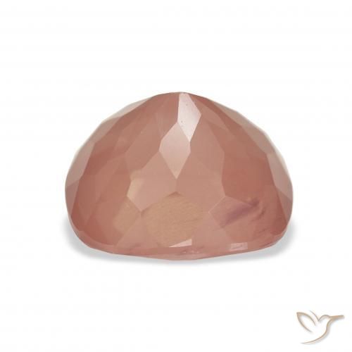 Labradorita andesina vermelho médio Natural 5.12ct, Almofada, Transparente
