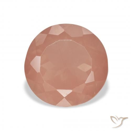 3.40ct Natural vermelho médio Labradorita andesina, Redondo, Transparente