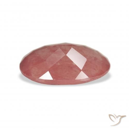 Labradorita andesina Framboesa Rosa Natural 2.65ct, oval, Transparente