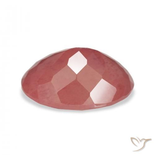 Labradorita andesina vermelho médio Natural 4.60ct, oval, Transparente