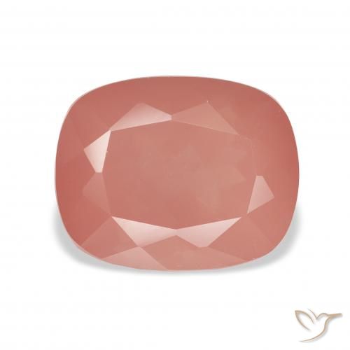 4.78ct Natural vermelho médio Labradorita andesina, Almofada, Transparente
