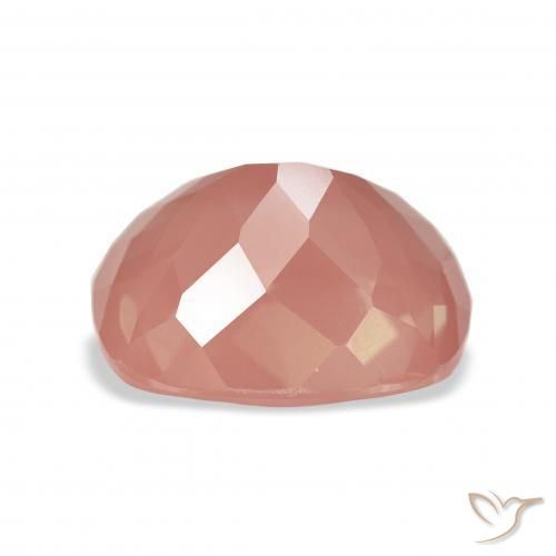 Labradorita andesina vermelho médio Natural 4.78ct, Almofada, Transparente