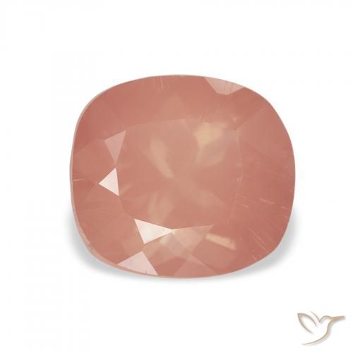 2.32ct Natural rosa médio Labradorita andesina, Almofada, Transparente
