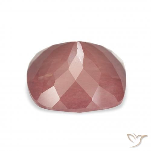 Labradorita andesina vermelho médio Natural 4.63ct, Almofada, Transparente