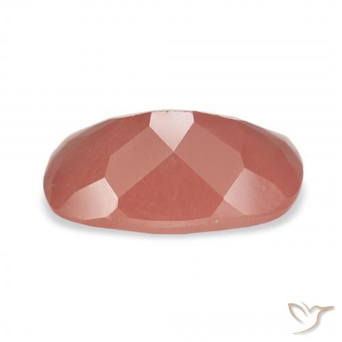 Labradorita andesina vermelho médio Natural 3.05ct, Almofada, Translúcido