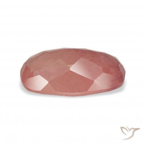 Labradorita andesina vermelho médio Natural 2.96ct, Almofada, Transparente