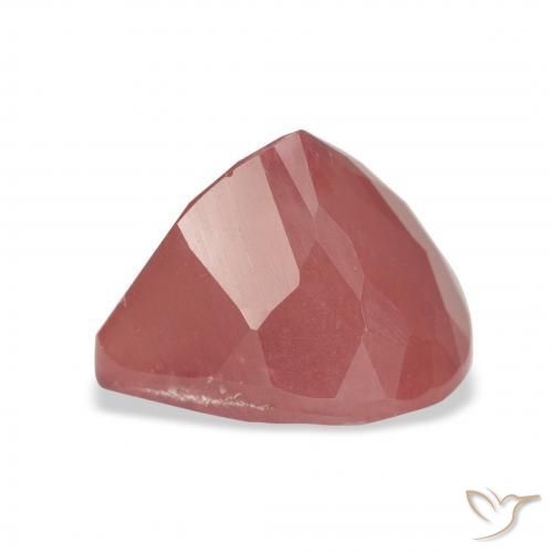 Labradorita andesina vermelho médio Natural 4.57ct, Formato de pêra, Translúcido