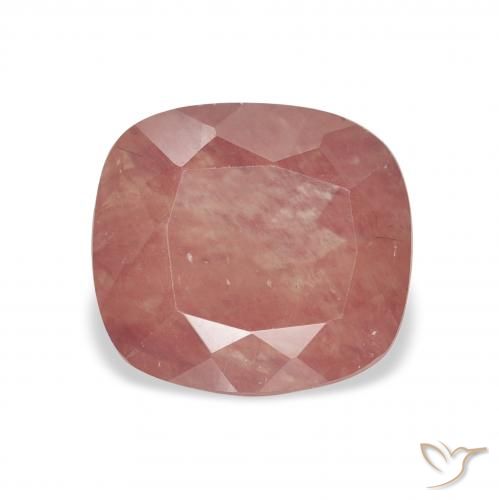 2.46ct Natural rosa rosa Labradorita andesina, Almofada, Transparente