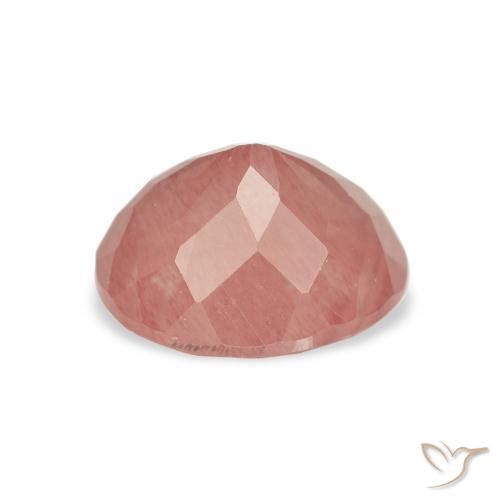 Labradorita andesina Laranja Avermelhado Pálido Natural 2.25ct, oval, Translúcido