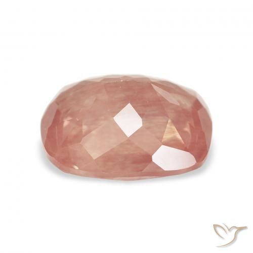 Labradorita andesina vermelho médio Natural 2.68ct, Almofada, Transparente