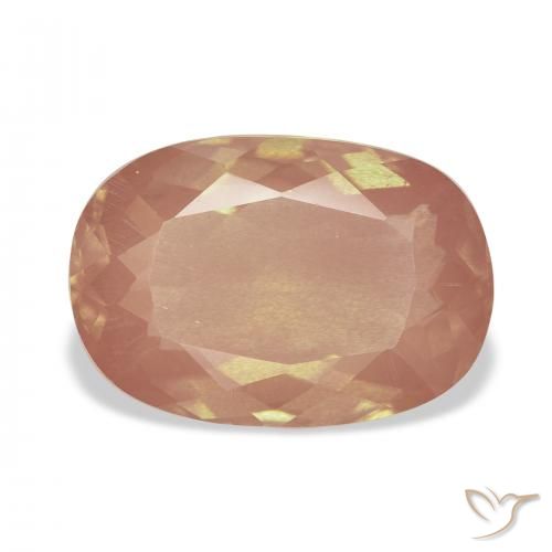 4.90ct Cidra de Laranja Labradorita andesina, Almofada, Transparente