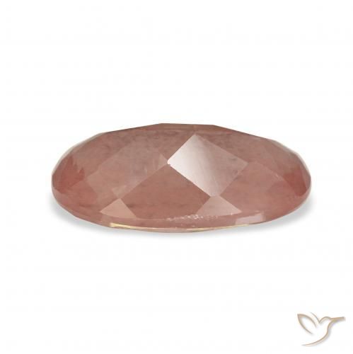 Labradorita andesina Laranja Médio Natural 3.04ct, oval, Transparente