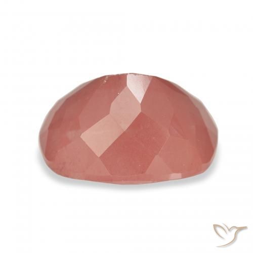 Labradorita andesina vermelho médio Natural 3.34ct, Almofada, Transparente