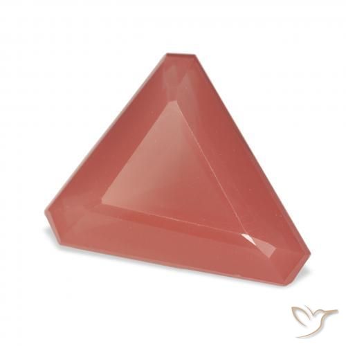 Labradorita andesina vermelho médio Natural 5.86ct, Chique, Translúcido