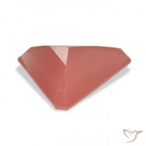 Labradorita andesina vermelho médio Natural 5.86ct, Chique, Translúcido