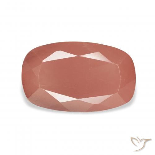 4.45ct Framboesa Rosa Labradorita andesina, Almofada, Translúcido