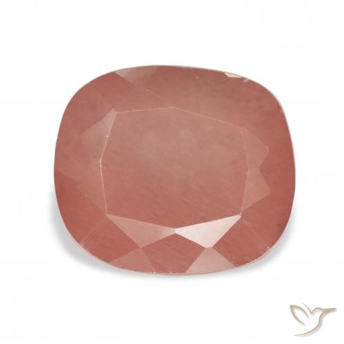 4.48ct rosa médio Labradorita andesina, Almofada, Transparente