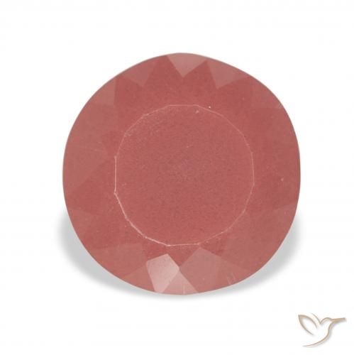 2.64ct Blush vermelho Labradorita andesina, Redondo, Translúcido