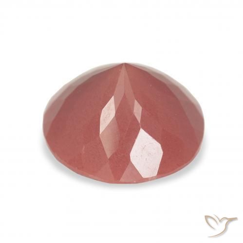Labradorita andesina Blush vermelho Natural 2.64ct, Redondo, Translúcido