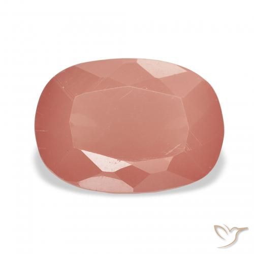 3.04ct Blush Vermelho Profundo Labradorita andesina, Almofada, Translúcido