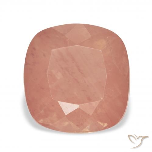 3.66ct laranja avermelhado Labradorita andesina, Almofada, Transparente