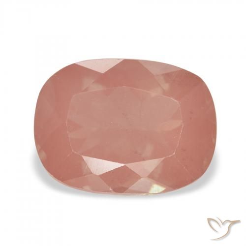 2.40ct laranja avermelhado Labradorita andesina, Almofada, Transparente