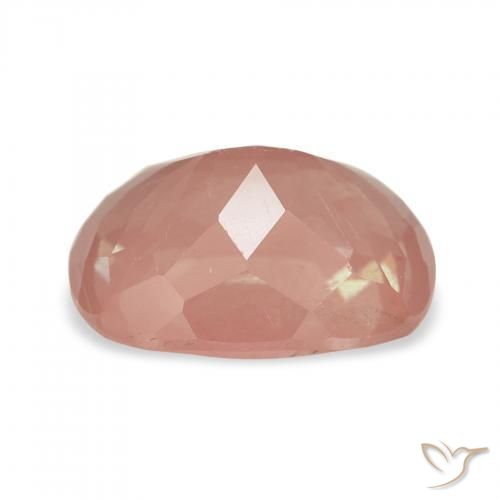Labradorita andesina laranja avermelhado Natural 2.40ct, Almofada, Transparente