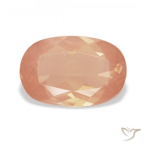 2.74ct Laranja Tigre Claro Labradorita andesina, Almofada, Transparente