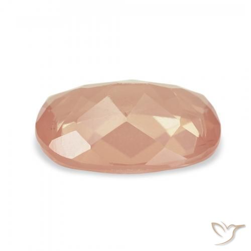 Labradorita andesina Laranja Tigre Claro Natural 2.74ct, Almofada, Transparente