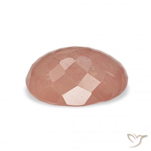 Labradorita andesina vermelho médio Natural 2.53ct, oval, Transparente