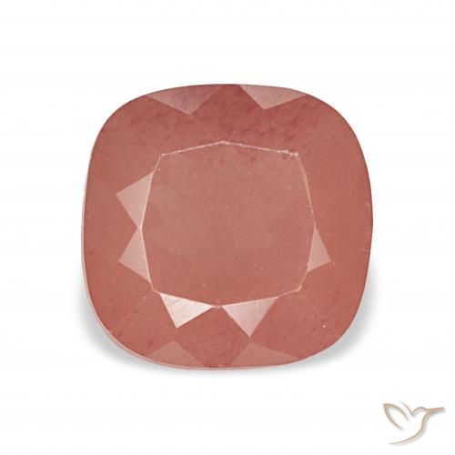 2.65ct vermelho médio Labradorita andesina, Almofada, Transparente