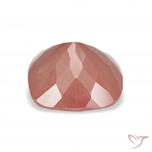 Labradorita andesina vermelho médio Natural 2.65ct, Almofada, Transparente