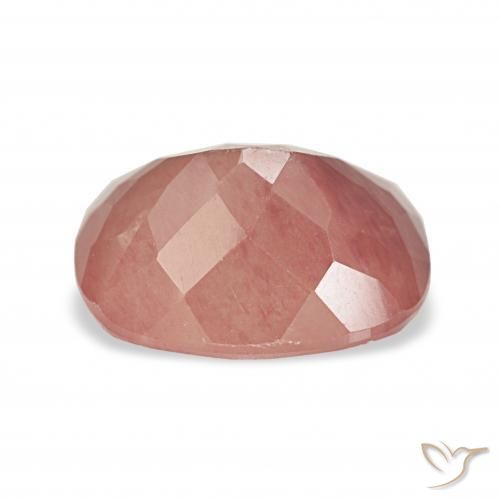 Labradorita andesina vermelho médio Natural 2.74ct, Almofada, Transparente