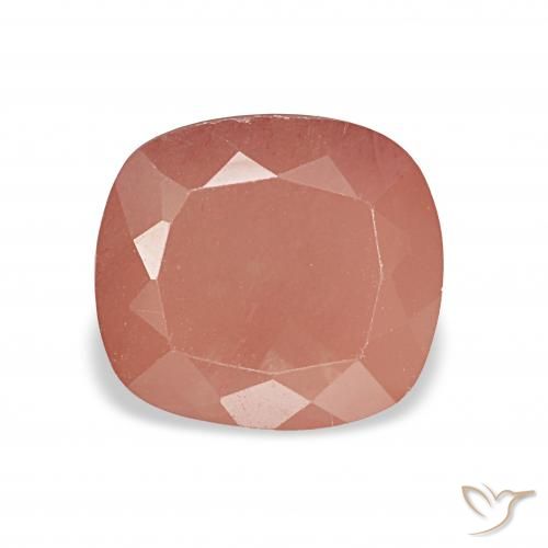 2.74ct laranja avermelhado Labradorita andesina, Almofada, Transparente