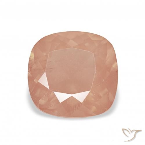 2.76ct Laranja Avermelhado Claro Labradorita andesina, Almofada, Transparente