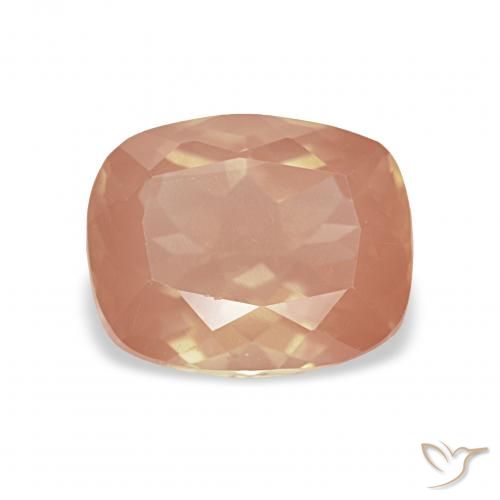1.93ct Laranja Avermelhado Claro Labradorita andesina, Almofada, Transparente
