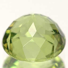 Apatita verde natural 1,10ct, corte redondo, VS
