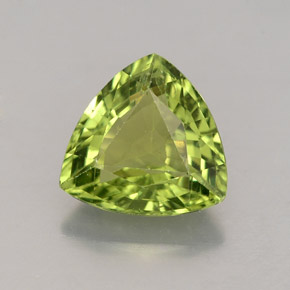 Apatita verde natural 1,84ct, trillion, VS