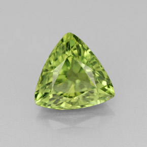 Apatita verde natural 1,81ct, trillion, VS