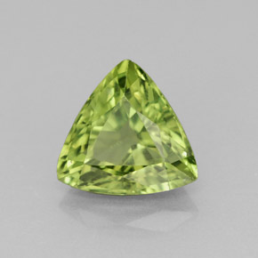 Apatita verde natural 1,81ct, trillion, VS