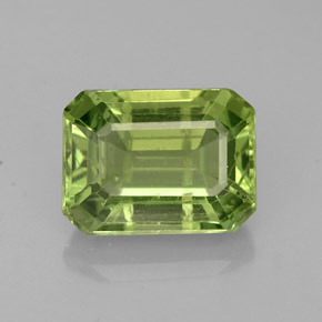 Apatita Verde Natural 1.90ct, Corte Esmeralda, VS-SI