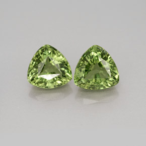 Pedras preciosas de apatita verde natural de  ct, trillion, VS-SI