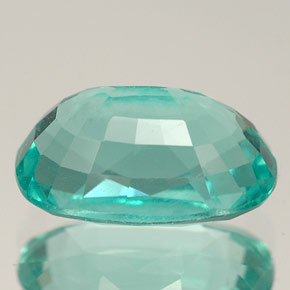 Apatita azul natural 3,14ct, corte oval, VS