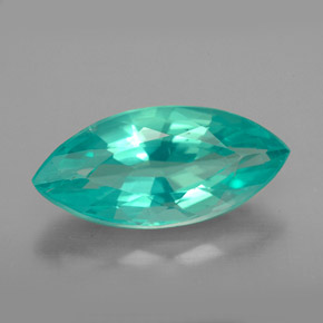 Apatita verde natural 3,53ct, marquise, VS