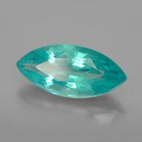 Apatita verde natural 3,53ct, marquise, VS