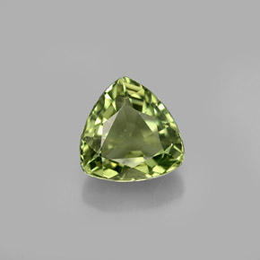Apatita verde natural 1,44ct, trillion, VS
